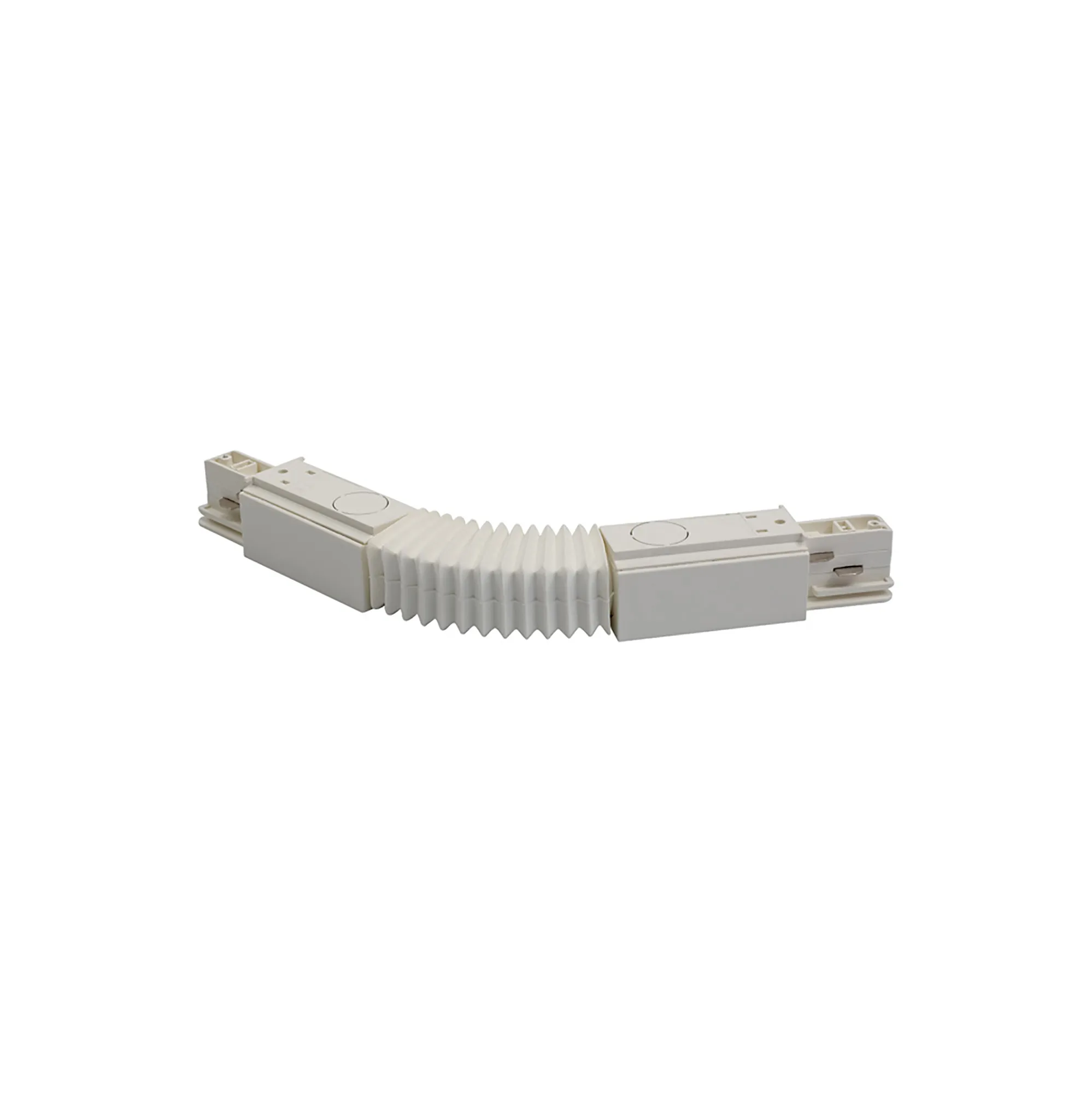 Flexible Coupler With Feeding Option 3 Circuit Surface Mounted Track With Data Bus 555 2 1211 1  Eutrac 3 Circuit Surface/DB-White